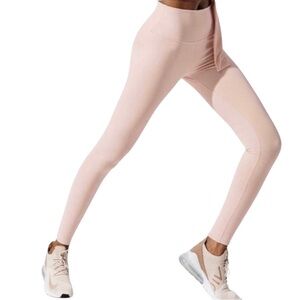 ALO Yoga Airbrush Leggings High Rise Women’s XS Nectar Light Pink Full Length